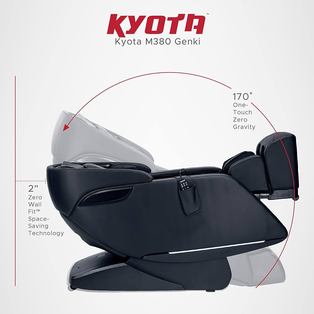 Amazon.com: Kyota M380 Genki Massage Chair, Black, Modern